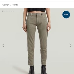 Brand New G-star Kate Boyfriend Pants. Washed once but Never Worn. 29w X 30.